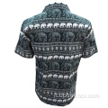 Camicia hawaiane da uomo in cotone stampato personalizzato